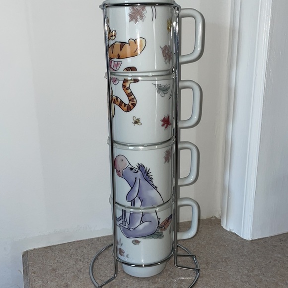 Disney SET of FOUR Winnie the Pooh and friends mugs new - Picture 7 of 8
